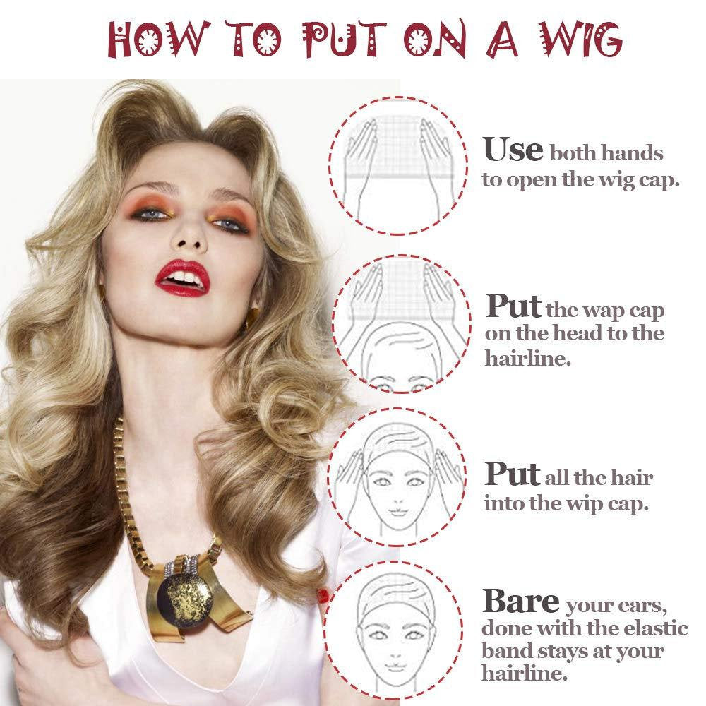 Deluxe open end net wig cap liners for synthetic, lace, or human hair wigs 2 pack