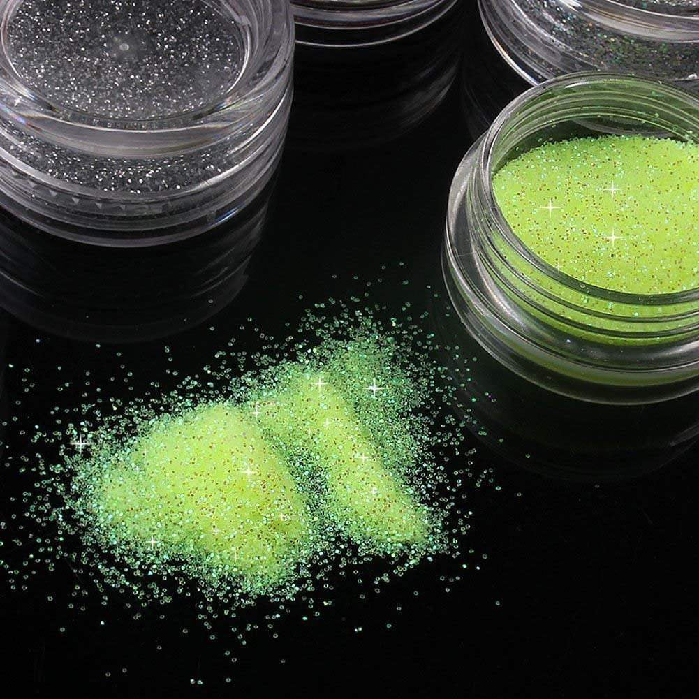 Fine glitter, 45 assorted color arts and craft glitter, eyeshadow makeup nail art pigment glitter, art manicure, make-up