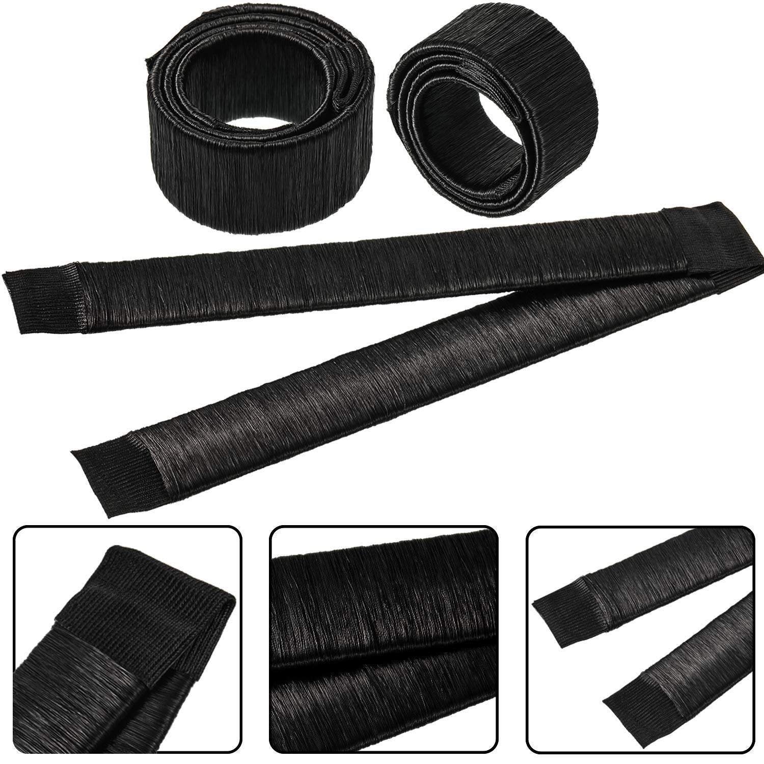 Complete hair bun shaper styling set | everything you need for making the trending cat ear buns | works with any hair type or length