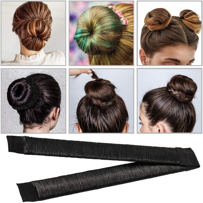 Complete hair bun shaper styling set | everything you need for making the trending cat ear buns | works with any hair type or length