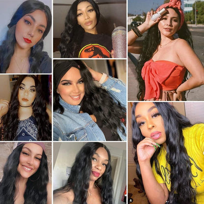 Trendy super long princess look wet and wavy heat resistant natural human hair feel synthetic wig 38 inches +/-