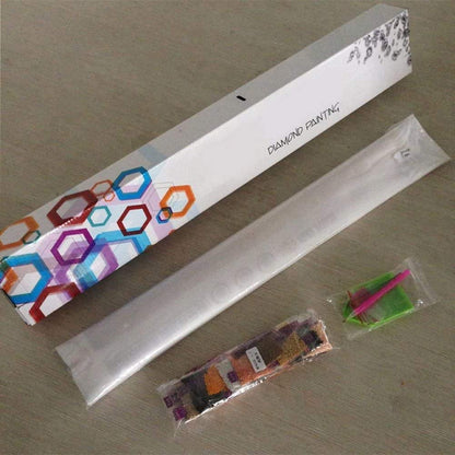 Colorful rainbow rose embroidery paint cross stitch craft diy 5d diamond painting by number kit canvas 11.8"x11.8"