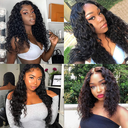 Deep Wave Clip ins Hair Extensions Virgin Human Hair Wavy Unprocessed Clip in Hair Extensions Set of 10 You Choose the Length from 10 - 20"