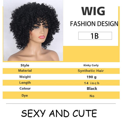 Mixed brown layered highlighted shoulder length wig with bangs natural human hair look and feel best selling