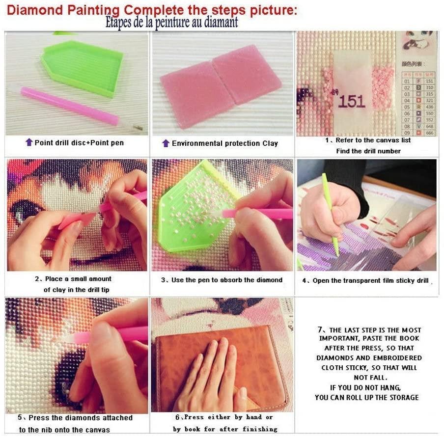 Diy 5d diamond art full drill embroidery painting kit | home wall art décor | marilyn monroe | 13.7×17.7" | the perfect relaxation gift idea