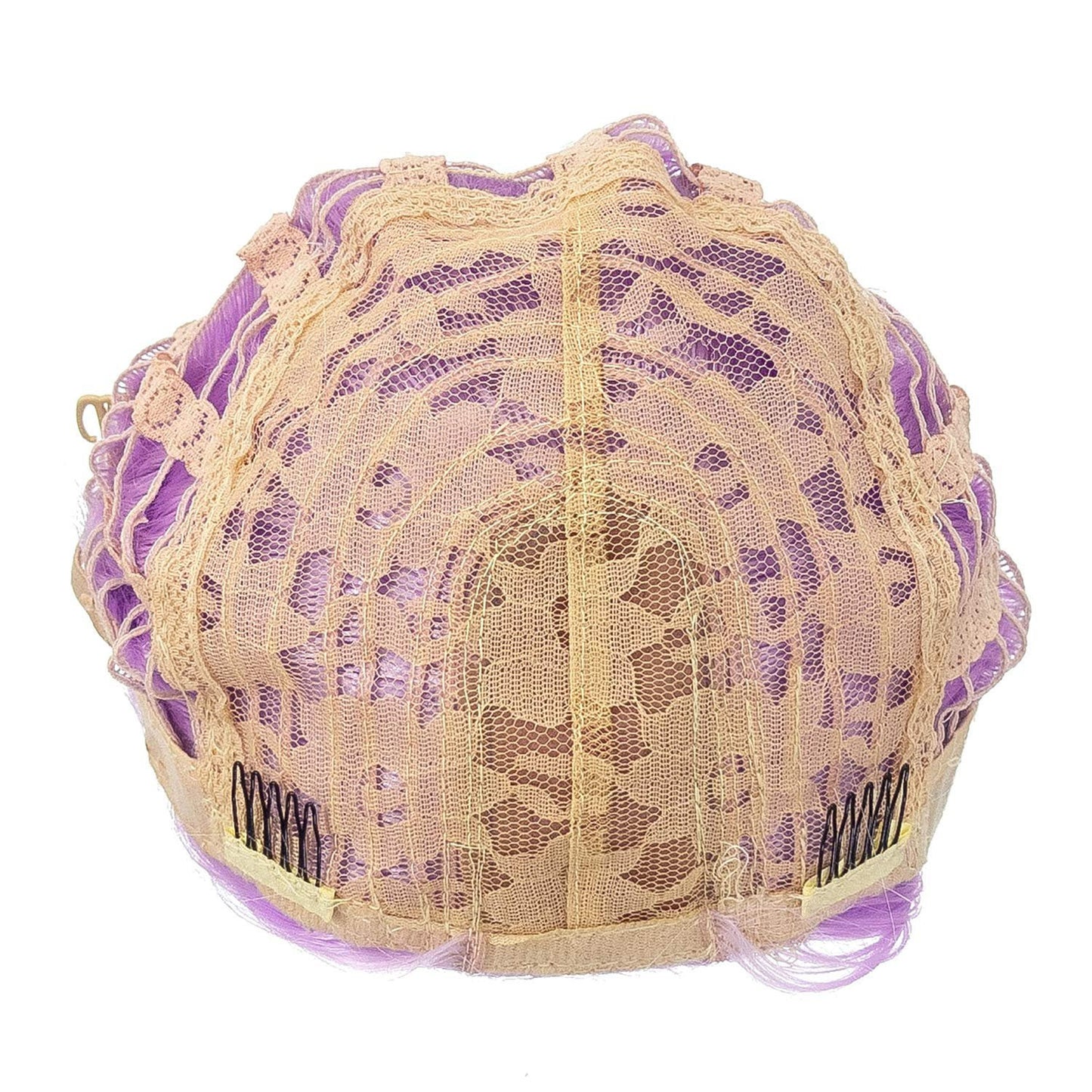 Light lilac purple straight heat resistant 14" | trendy wigs | synthetic top quality heat resistant fiber | human hair feel