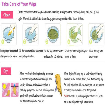 Anime costume party dress heat resistant synthetic curly wig with bangs pastel pink purple 24"