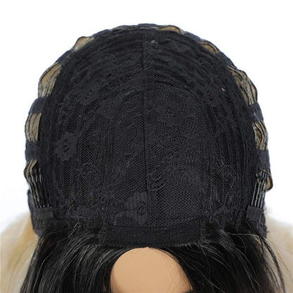 Blonde ombre wavy 24" | trendy wigs | synthetic top quality heat resistant fiber | human hair feel | free shipping 35+ delivery 3 to 5 days