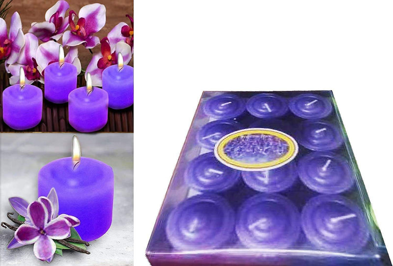 Lavender scented valentine day candles