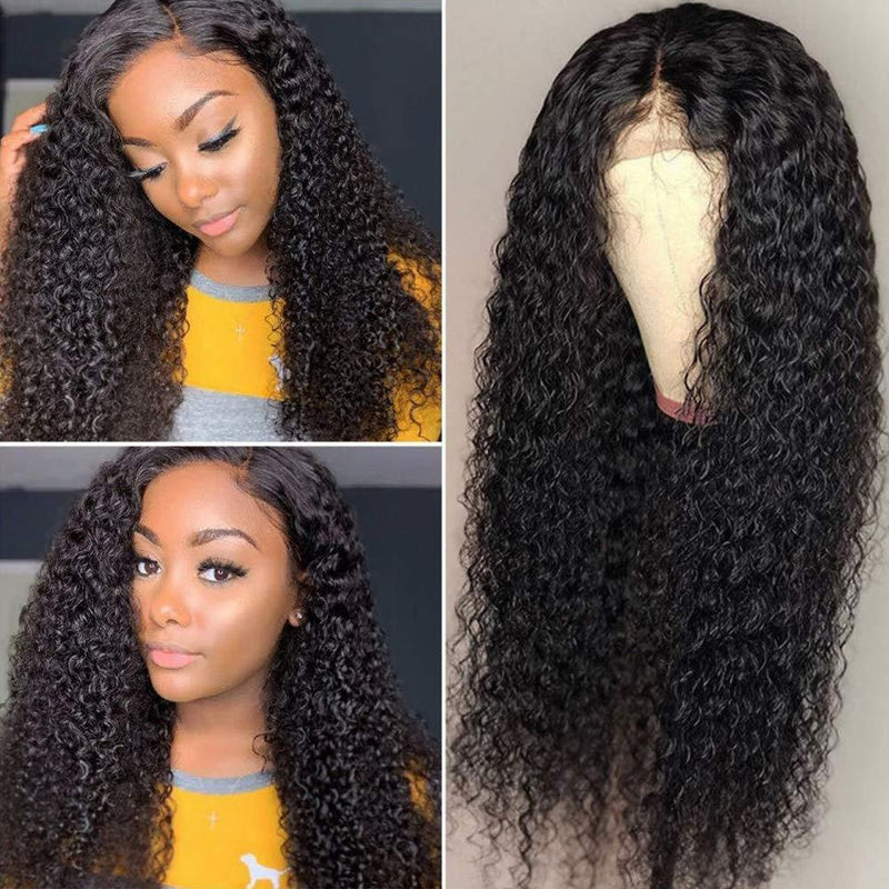 Remy 4x4 lace front brazilian human hair wig with baby hair