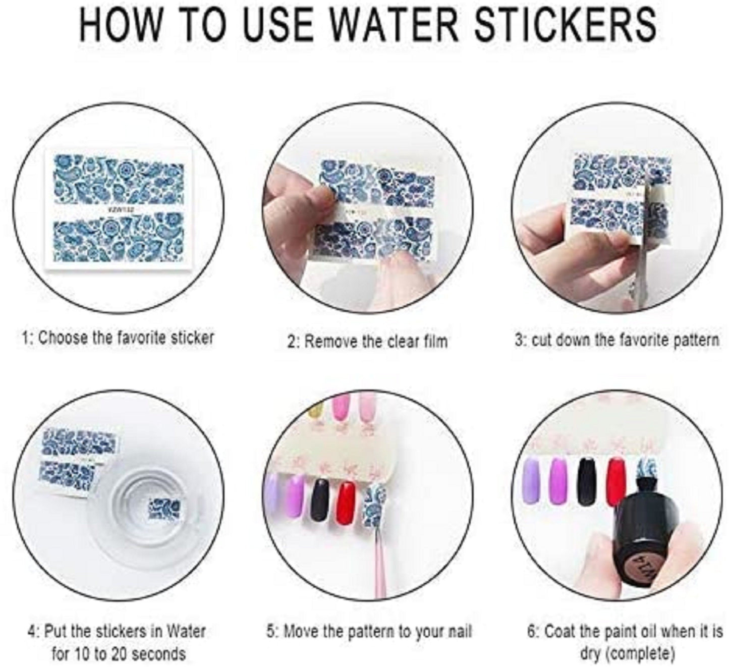 Ghost | skull | water transfer | nail art stickers | halloween | gothic | day of the dead | 20 sheets  nail art decals | dia de los muertos