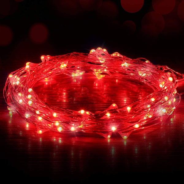 Led fairy string lights copper wire indoor festival christmas wedding party patio decorative window choice of colors