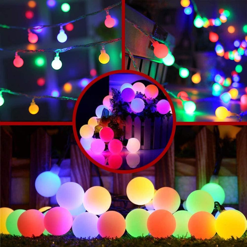 Indoor Outdoor Fairy String Lights 40 LED Battery Operated Multicolor Home Décor, Party, Wedding Decorations (Round, Multicolor)