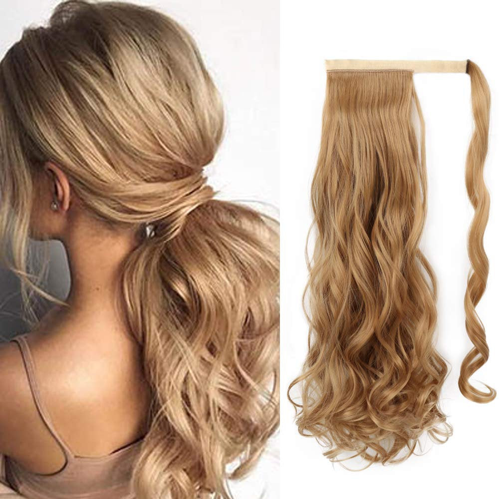 Wrap around ponytail extensions choose color to match your hair or create a new look while adding volume to your style 22" heat resistant