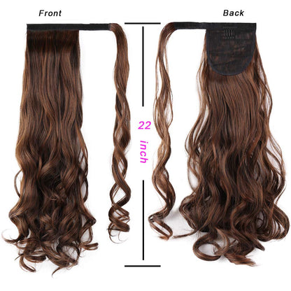 Wrap around ponytail extensions choose color to match your hair or create a new look while adding volume to your style 22" heat resistant