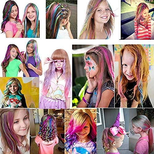 Set of 36 Pieces Party Highlights Hairpieces One Color Each AS PICTURED Clip in Hair Extensions 22'' Straight Hair Extensions Clip ins