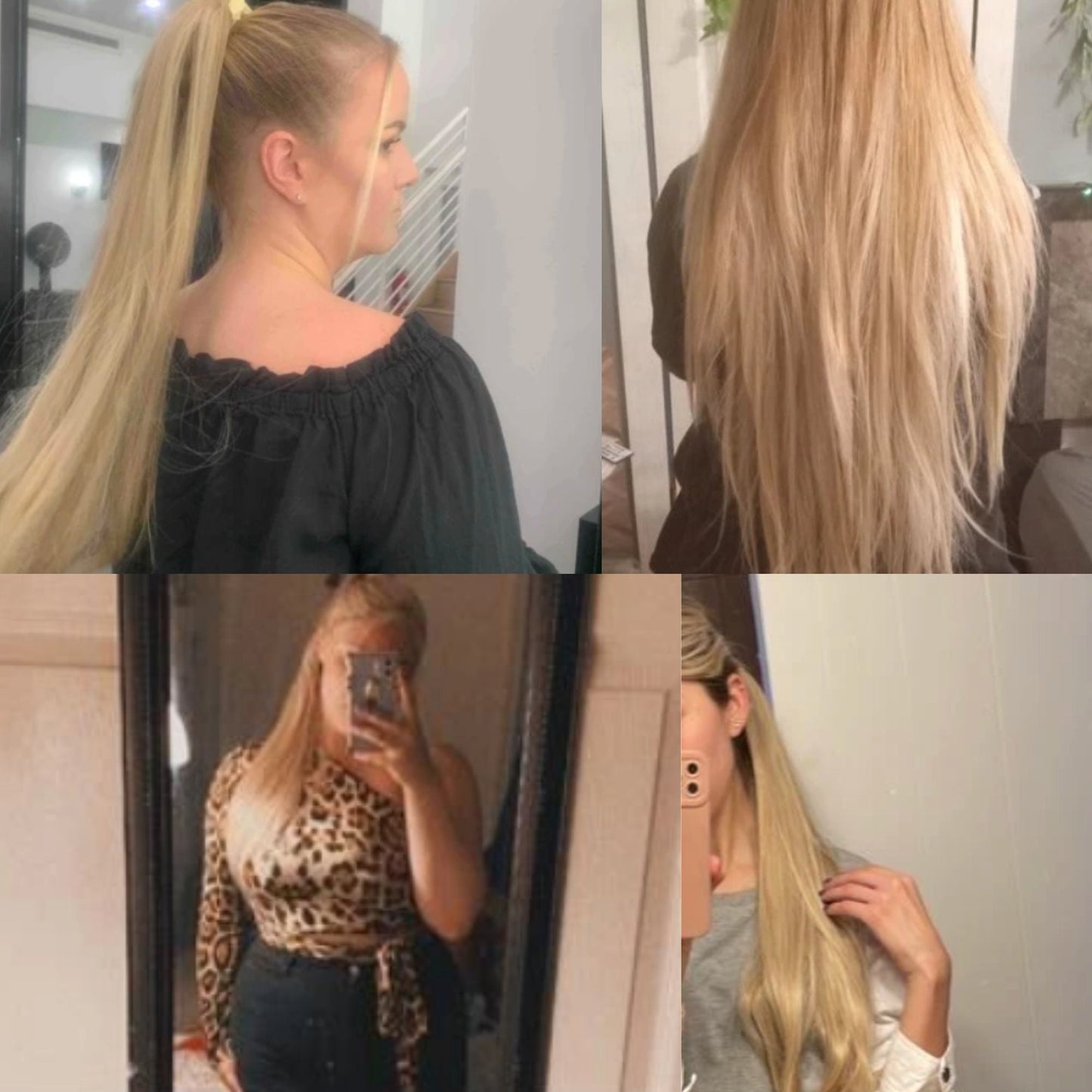 Natural Long Straight Synthetic Ponytail