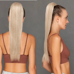 Natural Long Straight Synthetic Ponytail