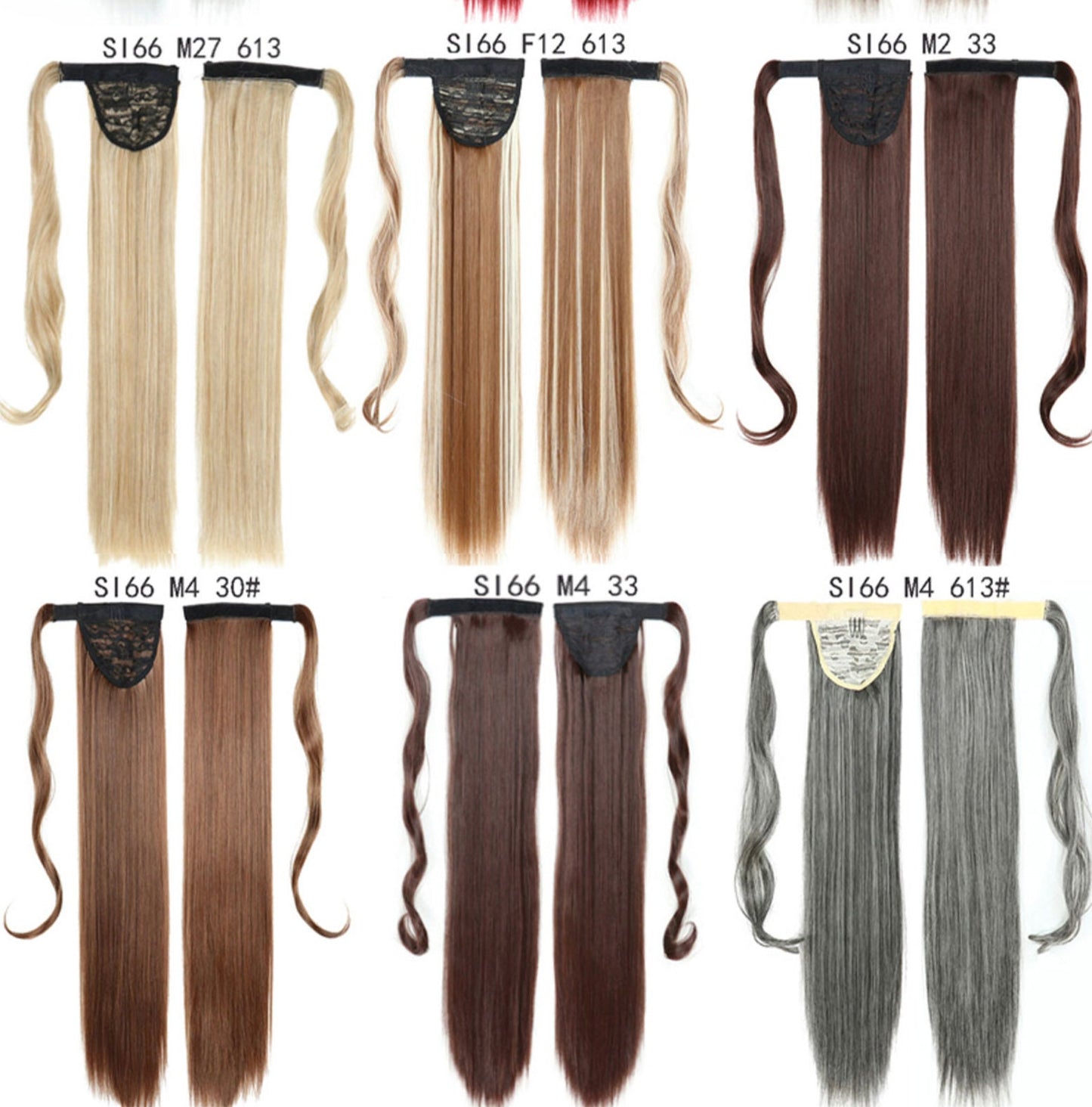 Long Straight Ponytail , Clip In Ponytail Hair Extension , Synthetic Fake Hair Best Seller