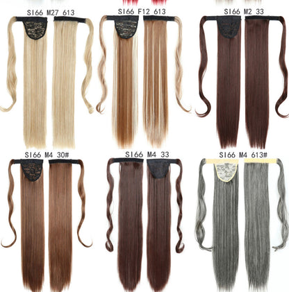 Long Straight Ponytail , Clip In Ponytail Hair Extension , Synthetic Fake Hair Best Seller