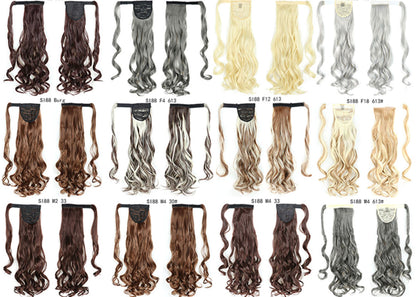 Long Straight Ponytail , Clip In Ponytail Hair Extension , Synthetic Fake Hair Best Seller