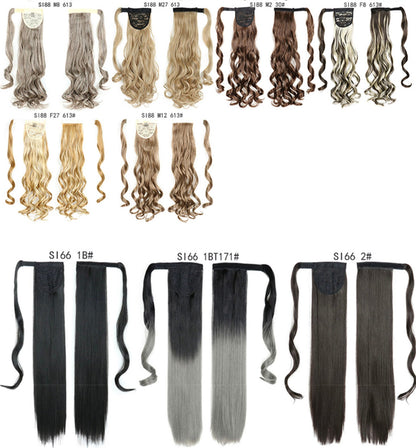 Long Straight Ponytail , Clip In Ponytail Hair Extension , Synthetic Fake Hair Best Seller
