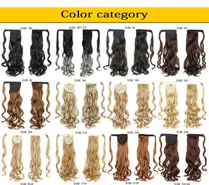 Long Straight Ponytail , Clip In Ponytail Hair Extension , Synthetic Fake Hair Best Seller