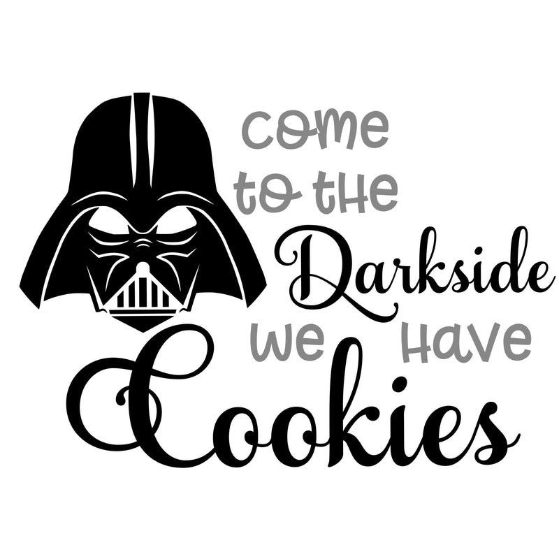 Come to the darkside we have cookies svg, darth vader svg, star svg, wars svg, Darth Vader cut file, cookies svg, character svg, darth svg