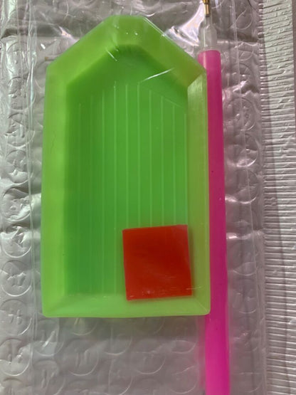 Purple Dragon Wrapped Skull Full Drill Square Diamond Painting 12 x 12 Inch